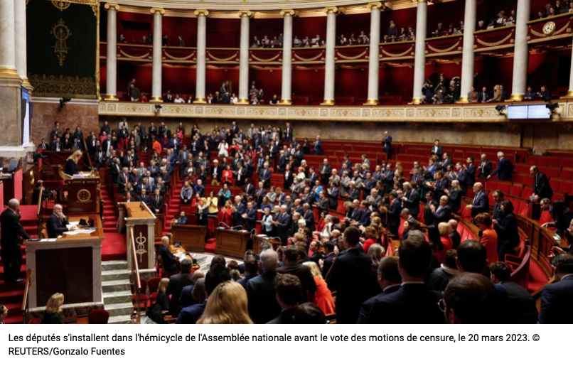 Les deux motions de censure relatives à la réforme des retraites ont été rejetées par l’Assemblée Nationale française